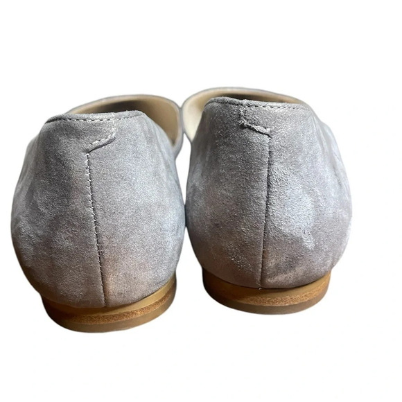 Marc Fisher LTD Women's d'Orsay
Sunny Suede Pointed Flats
Metallic Silver sz 8 M - Picture 4 of 9